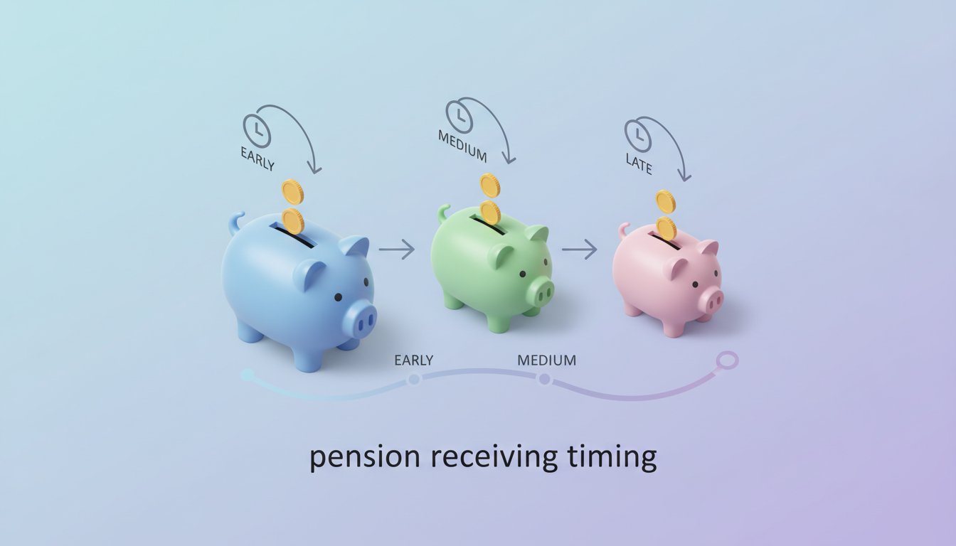 조기수령, 정상수령, 연기수령 비교